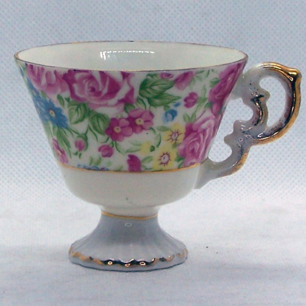 VTG Floral Teacup, Small